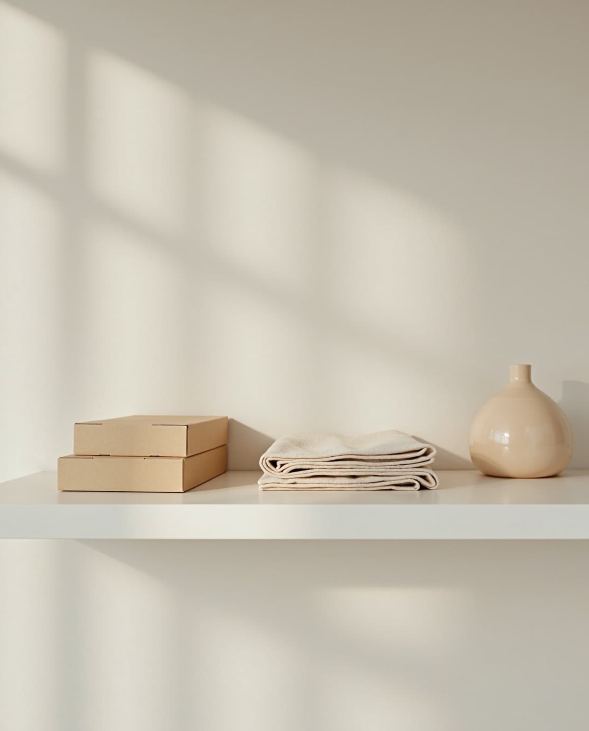 A shelf of operator-grade consumer goods